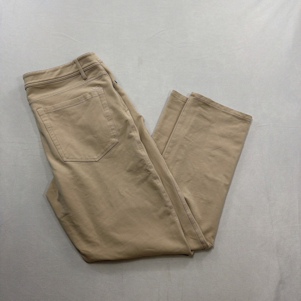 Swet Tailor Pants Five-Pocket Stretch Cotton Chino‎ Tan Mens W34 L30
